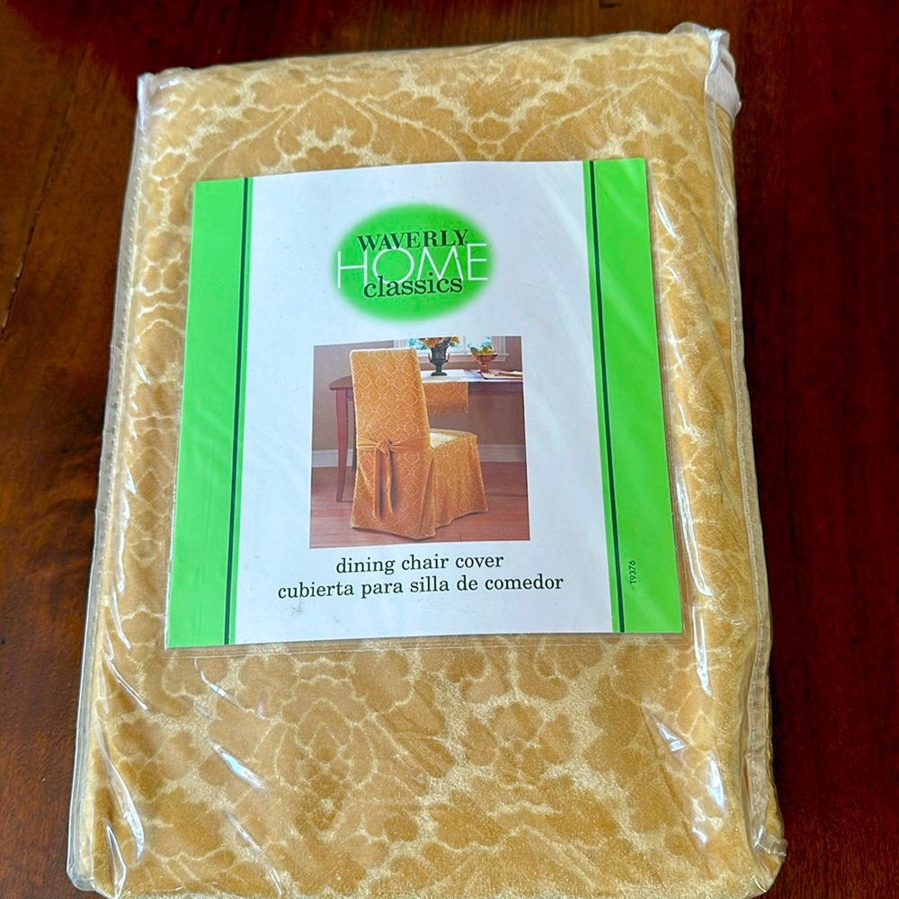 Waverly Dining Room Chair Cover Chenille Garnet Armless Garden Room Fit To 42”